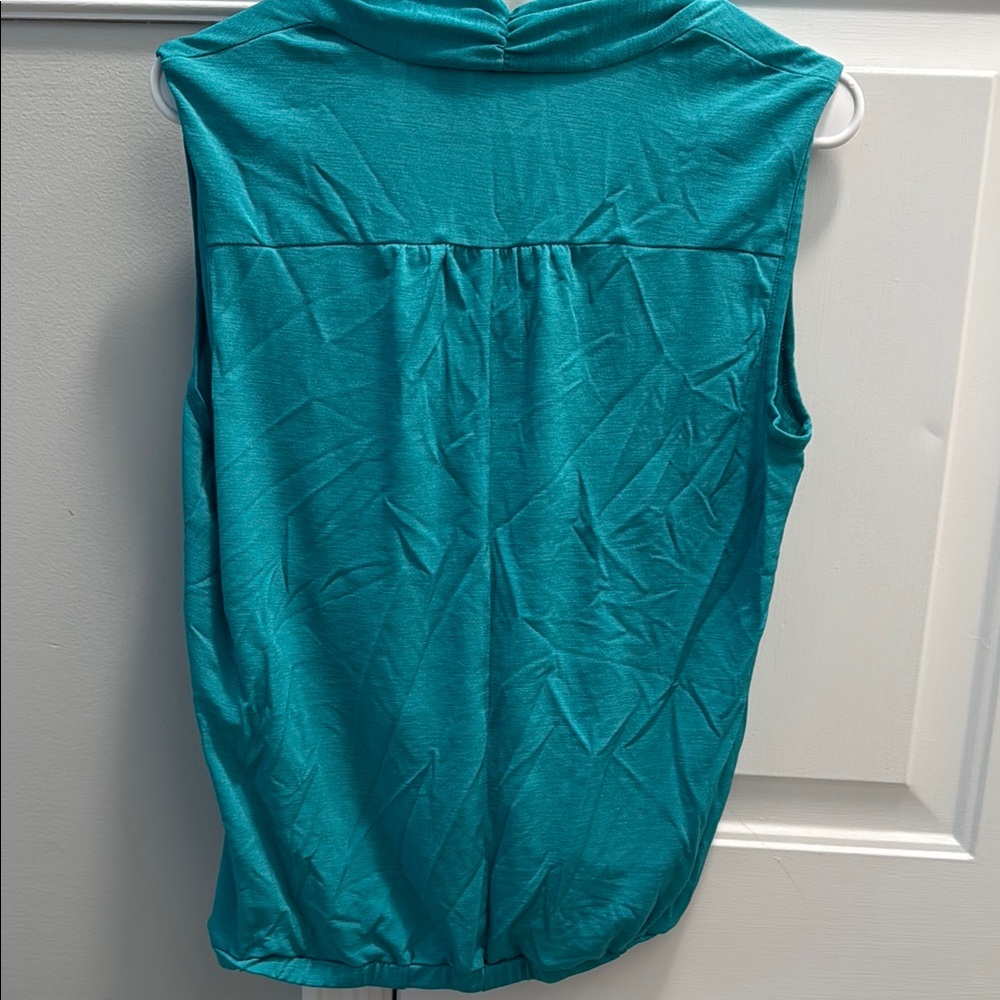 Cato Women's Teal Sleeveless Top - Picture 3 of 3
